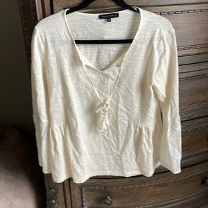 Light beige Long Sleeve - Size Small - Blouse